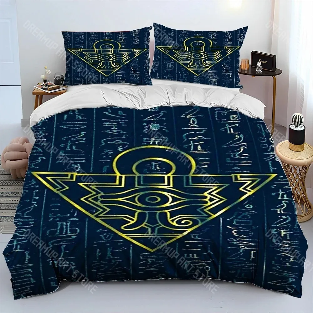 3D Printed Yu-Gi-Oh MONSTER Bedding Set for Boys Girls Duvet Cover Pillowcase Twin Queen King Full Single Double Sizes