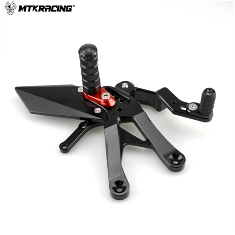 MTKRACING For YAMAHA YZF-R1 2015-2024 Rear Sets Heighten Pedal Adjustable Rearsets FootPegs Shift Lever Brake Kit