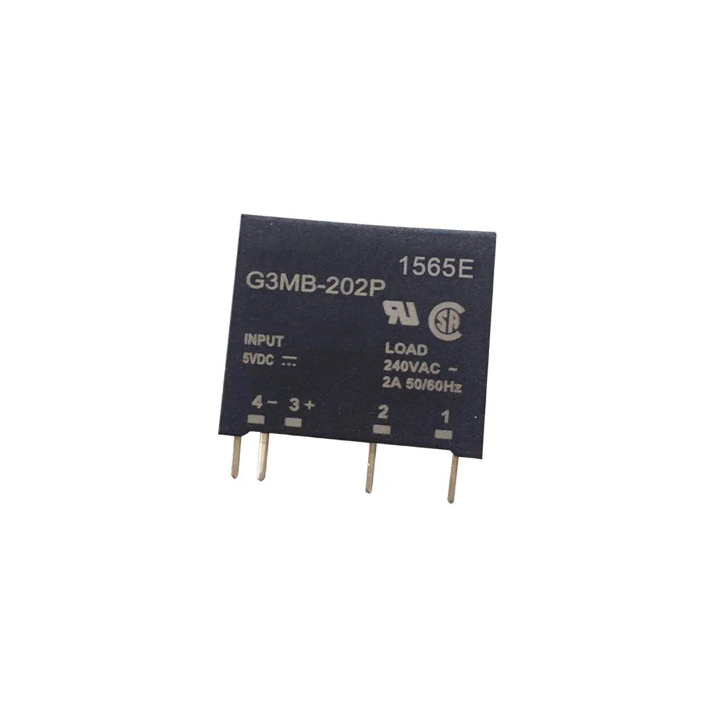 5V 12V 24V DC-AC Solid State Relais Module G3MB-202P Pcb Sip Ssr Ac 240V 2A Snubber circuit Weerstand Solid State Relais Schakelaar