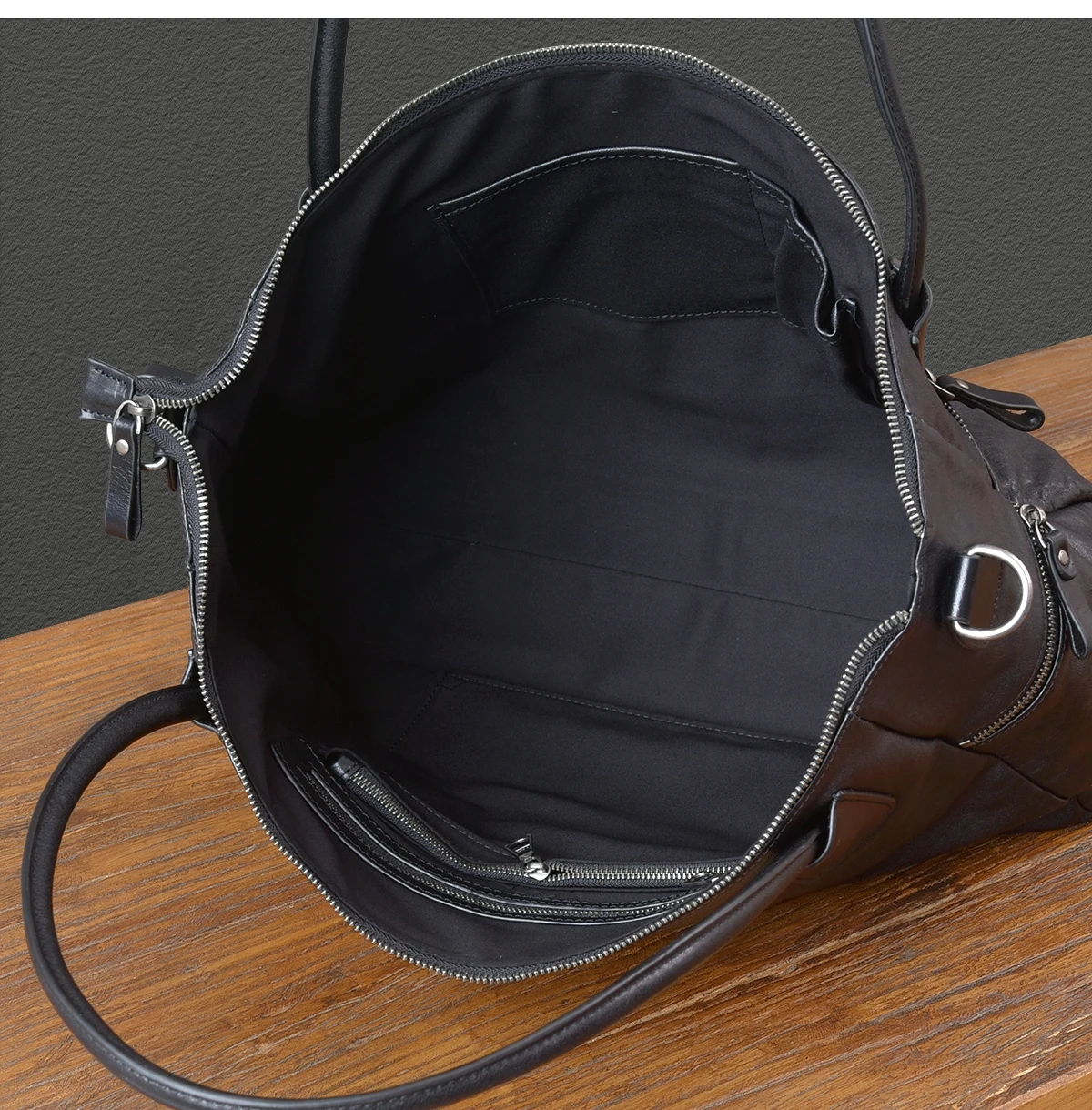 Business casual luxury genuine leather men large-capacity briefcase fashion designers handmade cow leather handbag messenger bag - Image 6