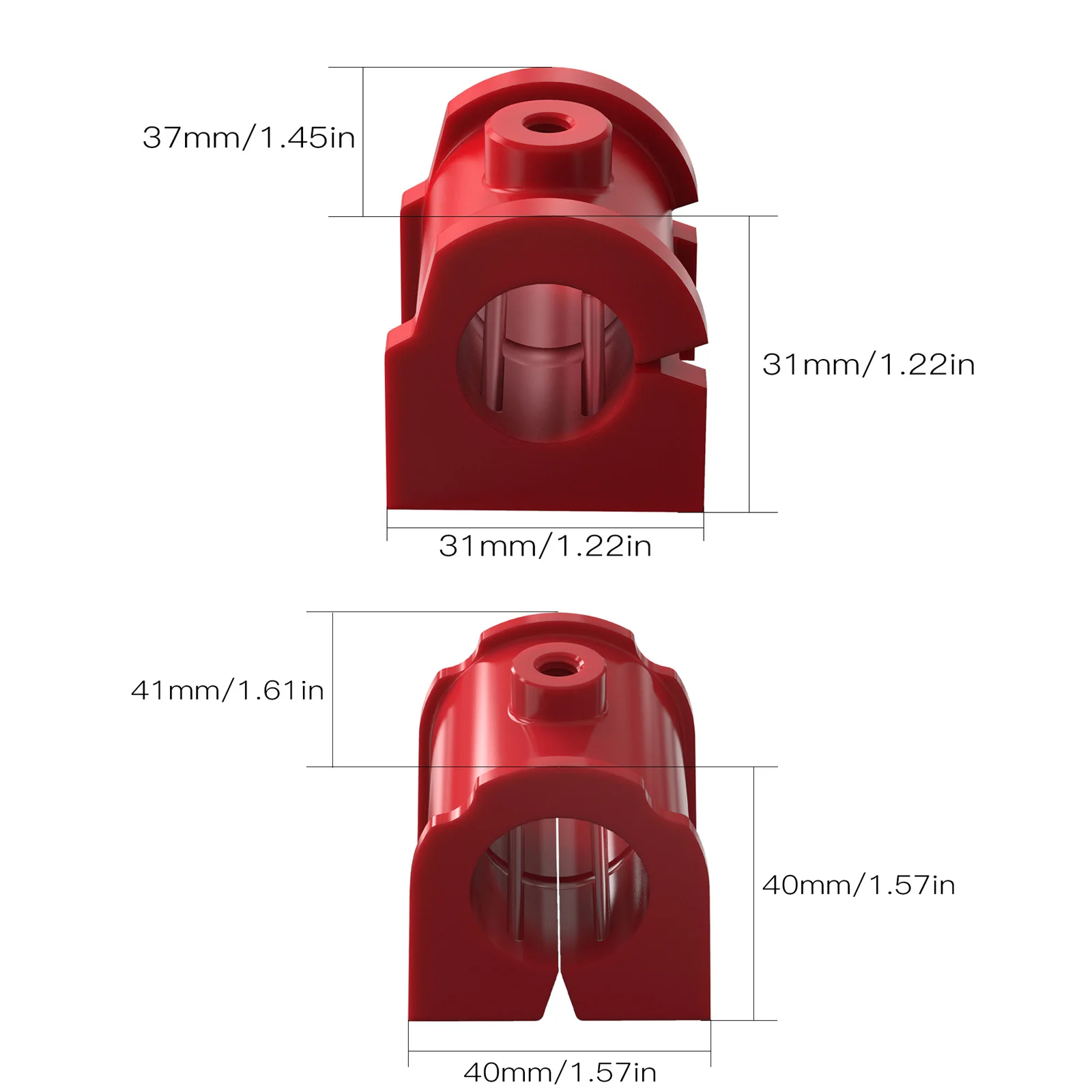 NICECNC For Can-Am Maverick X3 4x4 Turbo DPS 2017-2020 Front Sway Bar Bushing 706204564 706203954 Anti Roll Bar Bush ATV UTV