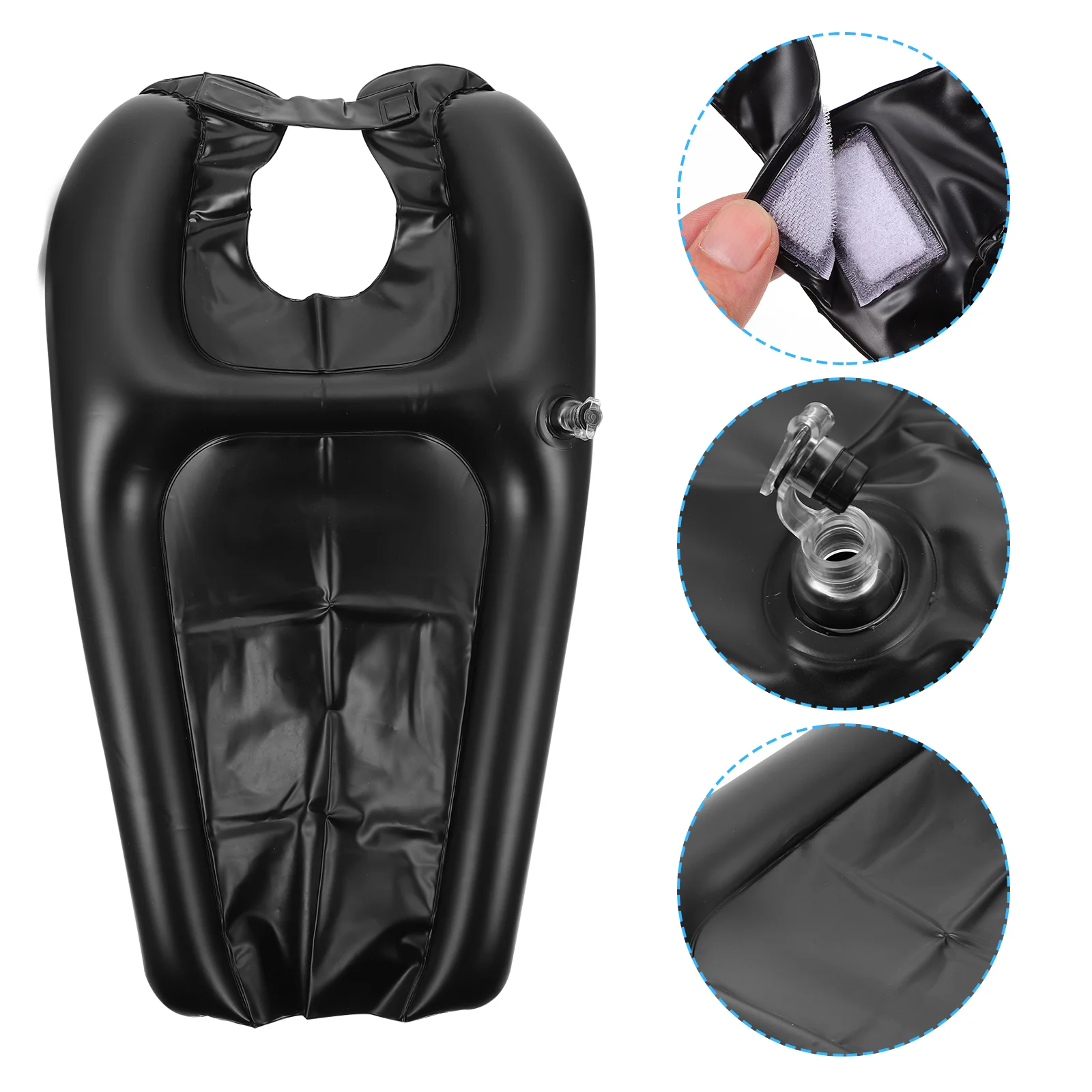 Hairstylist Inflatable Shampoo Head Pad Gel for Portable Cushion Elder Holder Bathtub