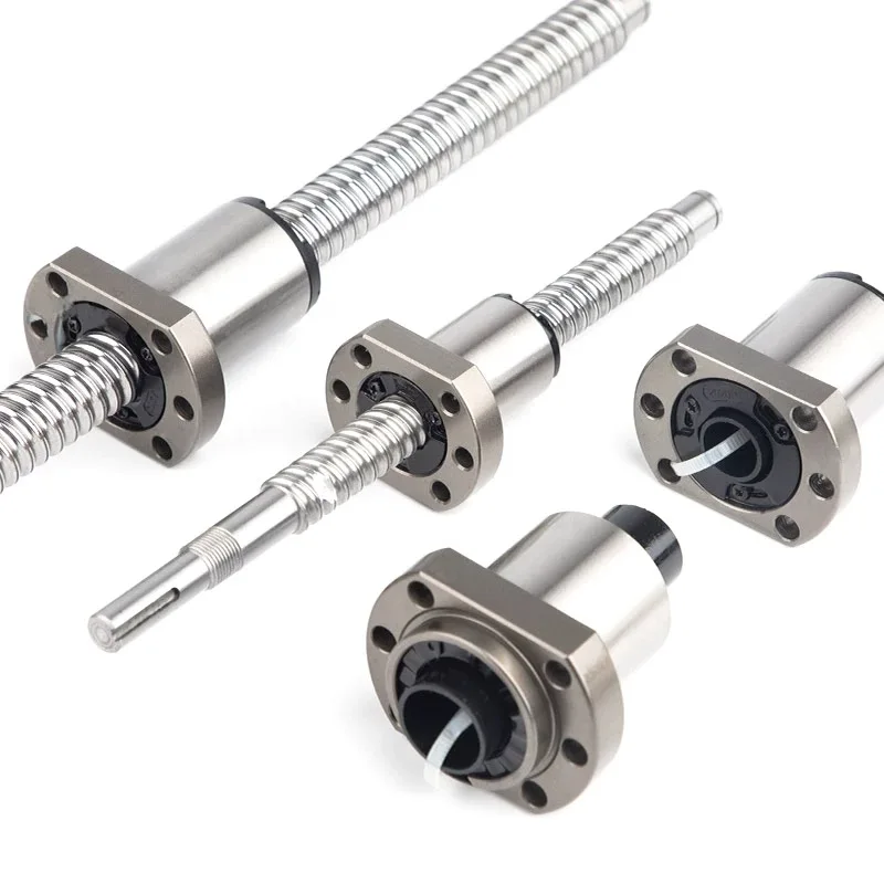 End Machined CNC Customizable Any Size Processing C5 SFU2505 Ball Screw Ballnut BallScrew RM2505 Mode Use For 3D Printer