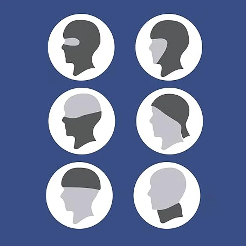 2 قطعة/1 قطعة قبعة بالاكلافا مقاومة للرياح قابلة للتنفس-قماش نسيج خفيف الوزن تغطية كاملة قناع ركوب الدراجات لركوب الدراجات والجري