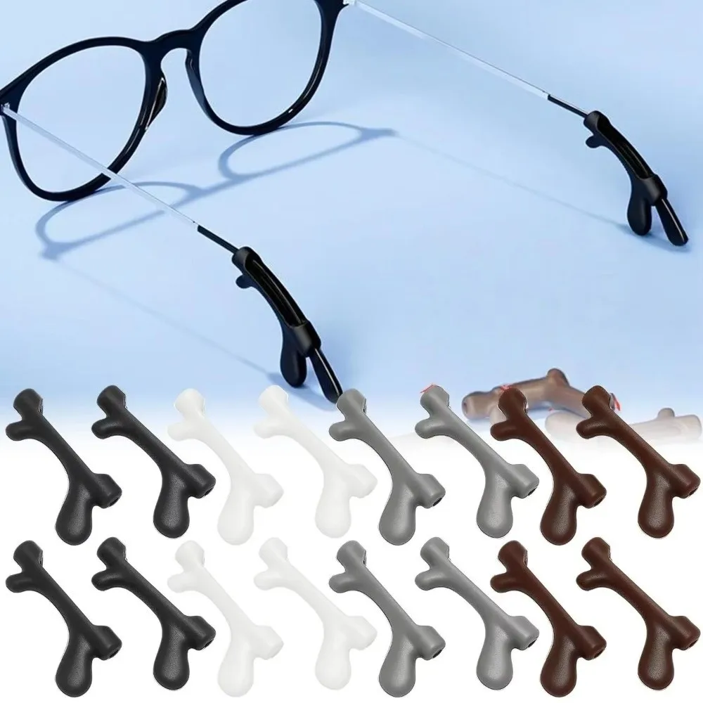 10Pcs Silicone Anti-Slip Ear Hooks Anti Fall-Off Soft Eyeglass Ear Grips Eyewear Retainers Sunglasses Holders