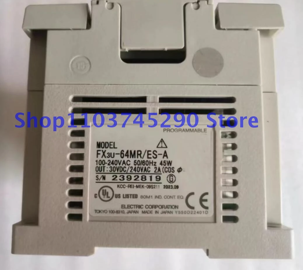 1 buah Modul PLC Asli merek baru dalam kotak FX3U-64MR/ES-A Module