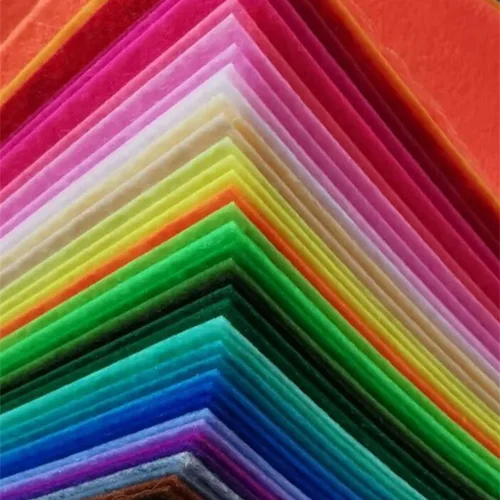 부드러운 펠트 원단 시트, 모듬 컬러 패치워크 바느질, DIY 공예 사각형 부직포, 1mm 두께 수제 천 직조, 15x15cm, 40 개 