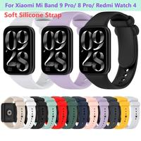 Silicone Strap For Redmi Watch 4 Sport Smart Watch Bracelet For Xiaomi Mi Band 8 Pro WristBand Accessories 8Pro Wrist  Watch4