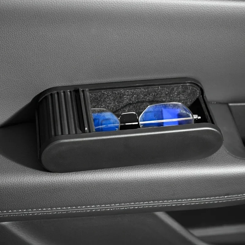 Pull-Out Car Dashboard Storage Box Self-Adhesive Organizer For Glasses Keys Coins Cards Small Items Auto Interior Accessories view 3