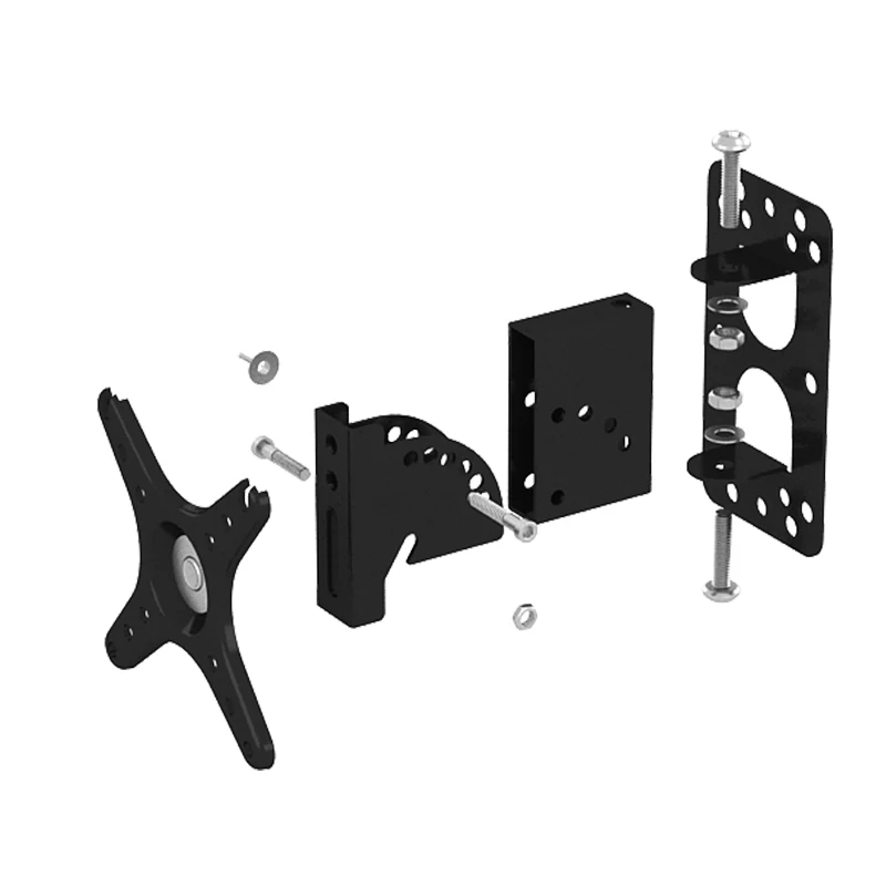 1 Set 14-36 Inch/27-40 inch TV PC Mounts LCD LED Monitor Wall Mount Bracket aluminum profile bracket Max Support 25kg Weight