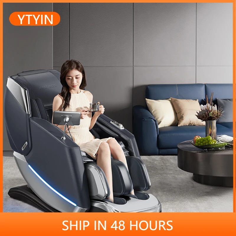 

YTYIN Роскошное 3D умное массажное кресло с нулевой гравитацией, современный стиль, массажер для всего тела и ног с подогревом для домашнего использования и портативный спа-центр