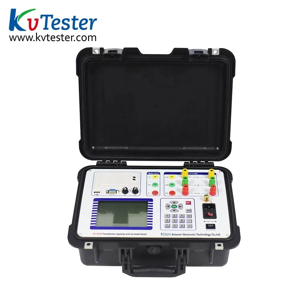 Kvtester Factory Direct Sales ZC-202B Transformer Capacity and Empty Load Tester