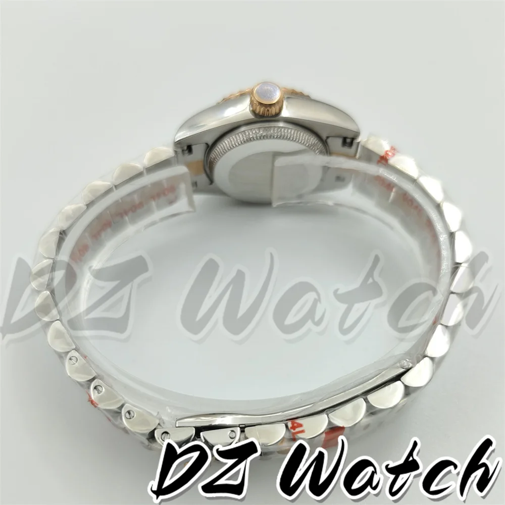 DZ 20.5 mm shell lady dial And 25mm Case multi-colored dial Rose Gold White Diamond Index to Suitable For the NH05/06 movement