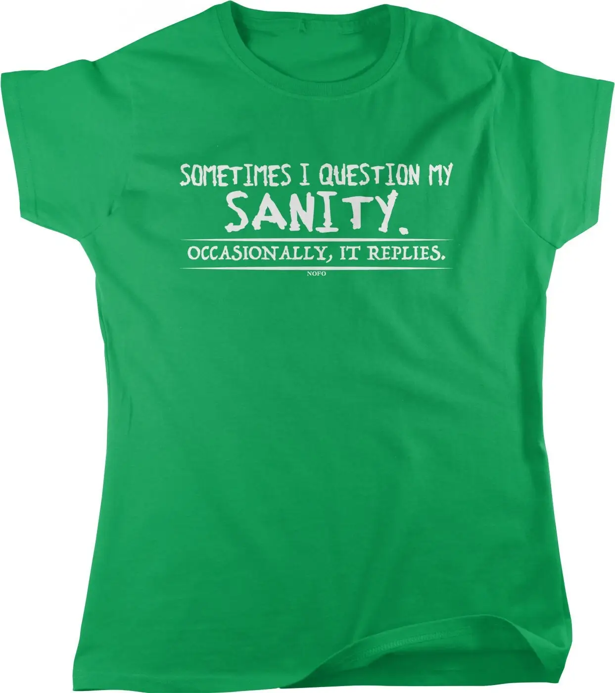 Sometimes I Question My Sanity Occasionally It Replies Women's T shirt HOOD_00779