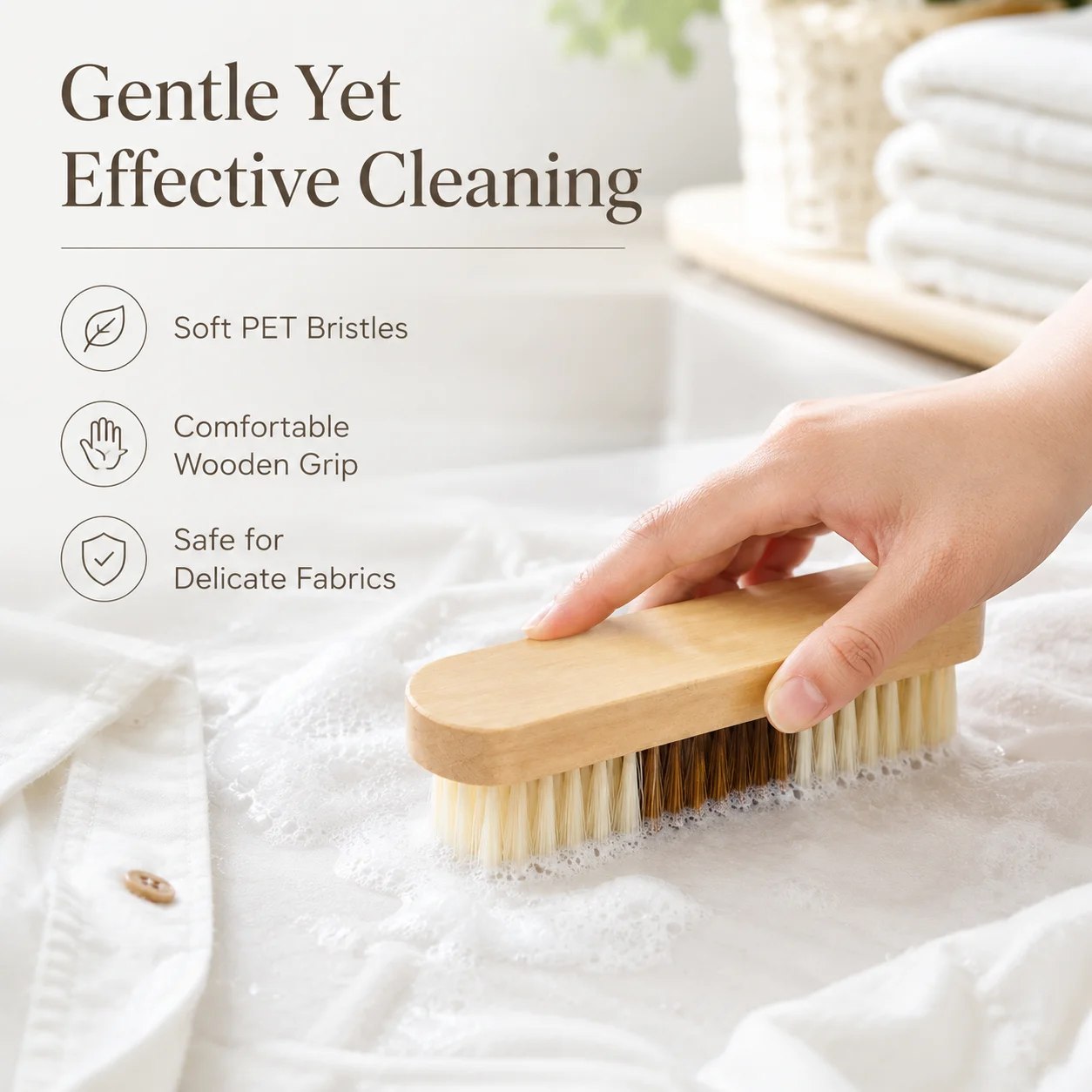 シンプルな多目的洗濯ブラシ、キャンディーカラーの衣類・靴用ス - Shoe Cleaning Brush のレビューと価格