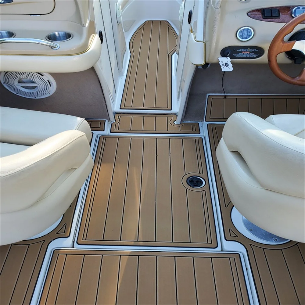 

Centurion Avalanche Cockpit Boat 2003 года. Напольный коврик из тикового дерева из искусственной пены EVA.