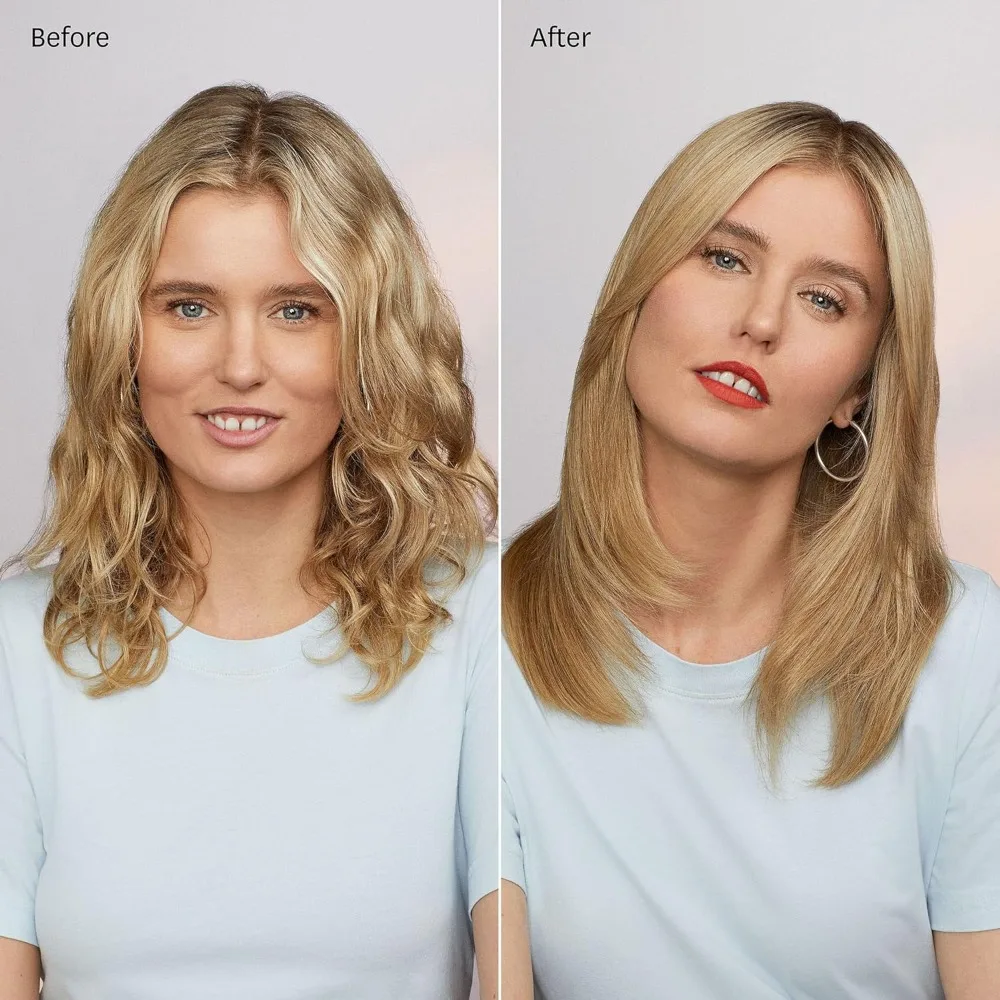 مجموعة فرش ومجفف الشعر الأيونية الاحترافية من AireLuxe، مع 5 إعدادات للحرارة و3 إعدادات للسرعة، ومولد أيون، وقطة رائعة