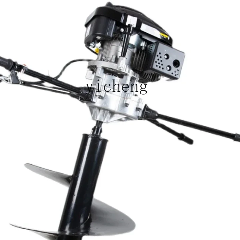

ground drilling and digging machine high-power industrial agricultural planting planting trees burying utility poles