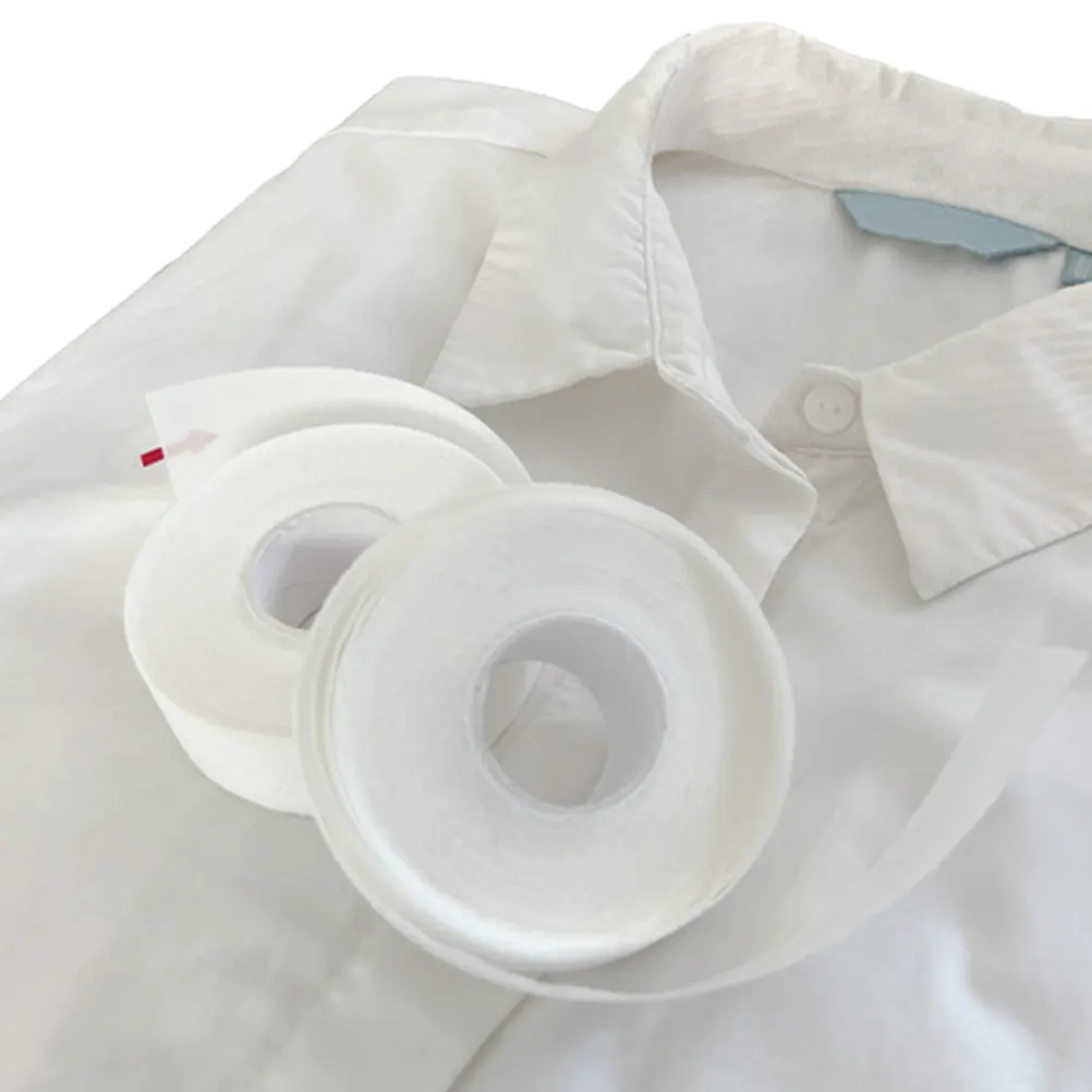 5 Rolls Sweat Absorbing Collar Pads – Breathable Adhesive Liners for Shirts, Hats & Cuffs