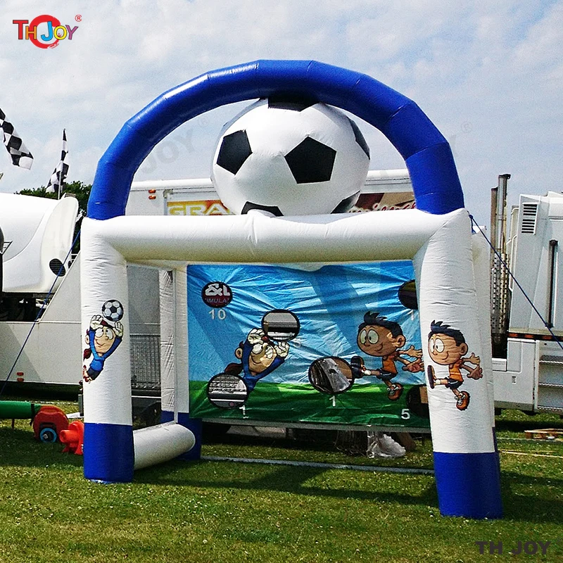 

Inflatable Soccer Goal Kid's Playground Penalty Shootout Carnival Sport Football Challenge Game