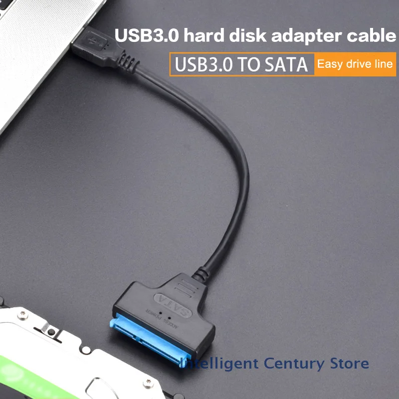 1 Pc USB 3.0 To SATA Cable Support 2.5 Inches External HDD SSD Hard Drive Adapter Cable Computer Connector Converter