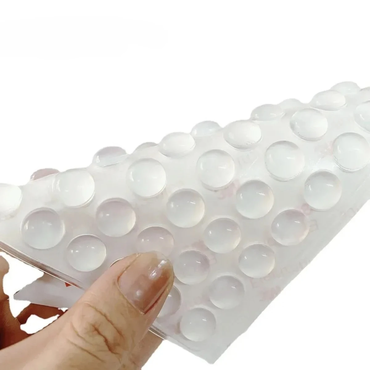 100Pcs Silicone Cabinet Bumpers Self Adhesive Door Buffer Pads Drawer Door Damper Uses For Furniture Protection