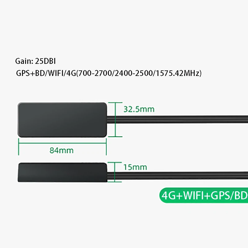 4G+GPS+WIFI Antenna LTE WIFI GPS BD vehicle three in one external waterproof high gain cabinet antenna SMA Male 3m Cable