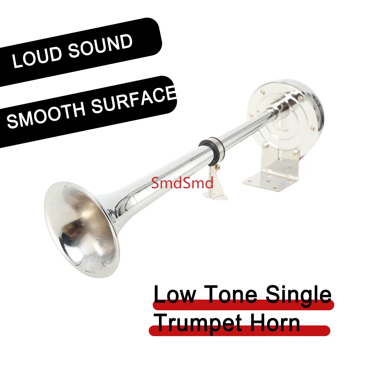 12V 328DB single tube 304stainless steel horn high/low for marine stainless steel single horn sailing yacht car truck