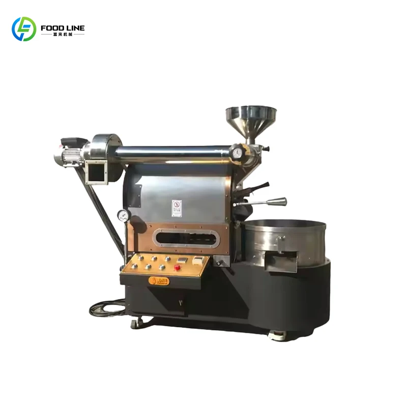 Customized Fully Automatic Cocoa Beans Roasting Machinery Professional Coffee Bean Roaster Machine