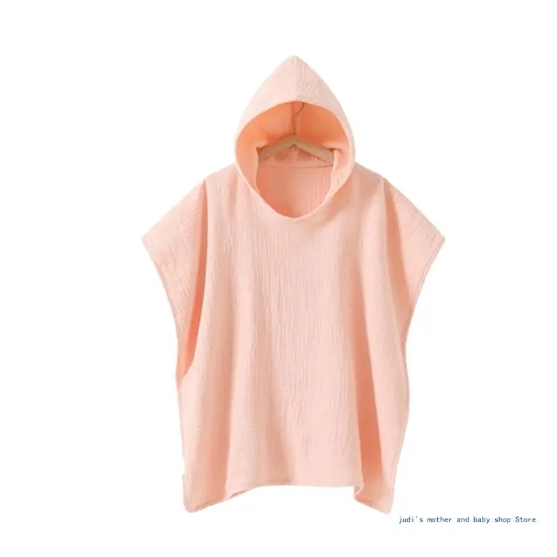 Child Kid Hooded Cloak Infant Baby Bath Towel Cotton Boy Girl Beach Robe Cape Newborn Wrap Washcloth