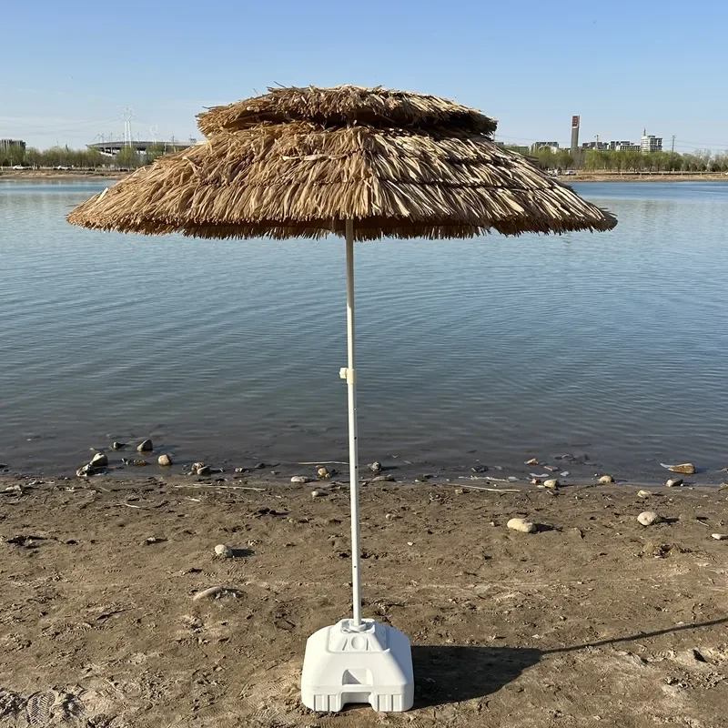 Custom Outdoor Parasol Waterproof UV Protection Beach Umbrella for Terrace Garden Patio Sun Shade