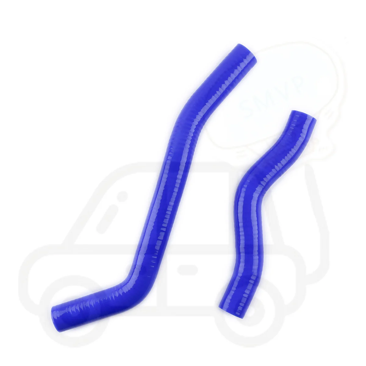 2PCS 3PLYS For 2001-2005 Honda Civic DX LX D17 EX 1.7L Silicone Radiator Coolant Hose 2PCS Replacement Part 2002 2003 2004