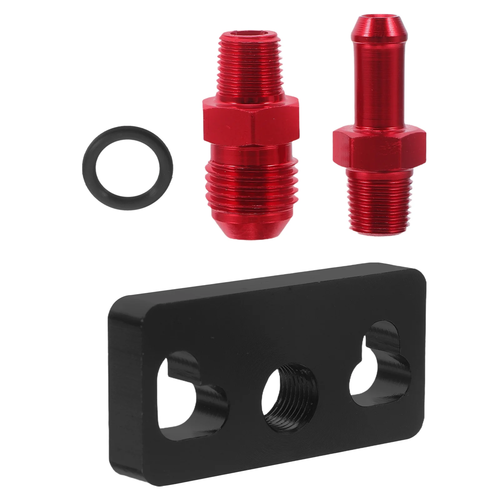 

Комплект (1 шт.) Адаптер для маслораспределительной рампы, алюминиевый регулятор давления, сменный фитинг для различных моделей автомобилей, повышение производительности двигателя