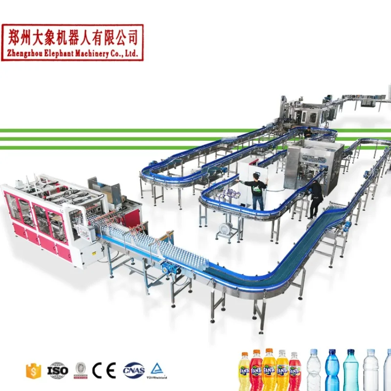 Mingstar 500ml Full Automatic 3 in 1 Rotary pure water bottle filling making machine drinking liquid filling machine