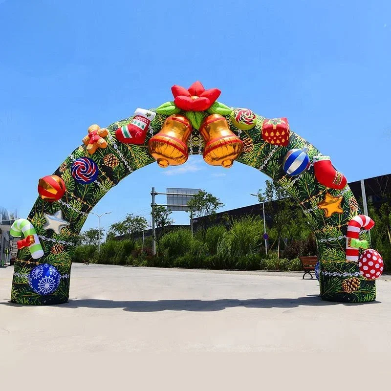 CATC Airtight Arch Door Inflatables Durable Christmas Decorations for Happy Festival Celebrations Party Equipment for Events