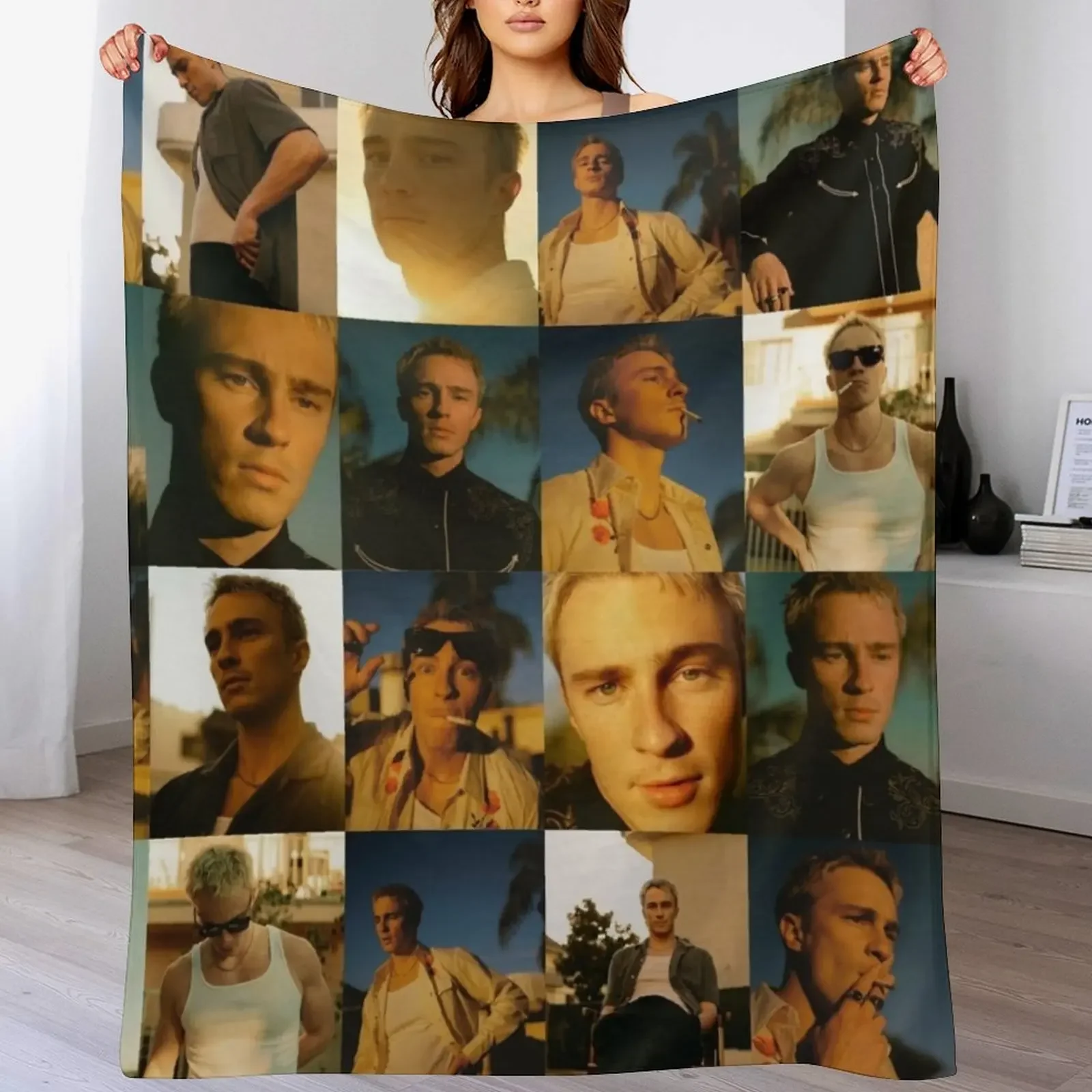 Drew Starkey Throw Blanket Weighted Thermals For Travel Picnic Blankets