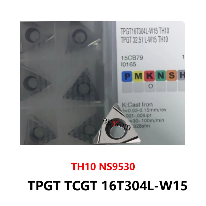 

100% Original TPGT16T304L-W15 TH10 TCGT16T304L-W15 NS9530 Carbide Inserts TPGT16T304 TCGT16T304 TCGT TPGT 16T304 CNC Tools