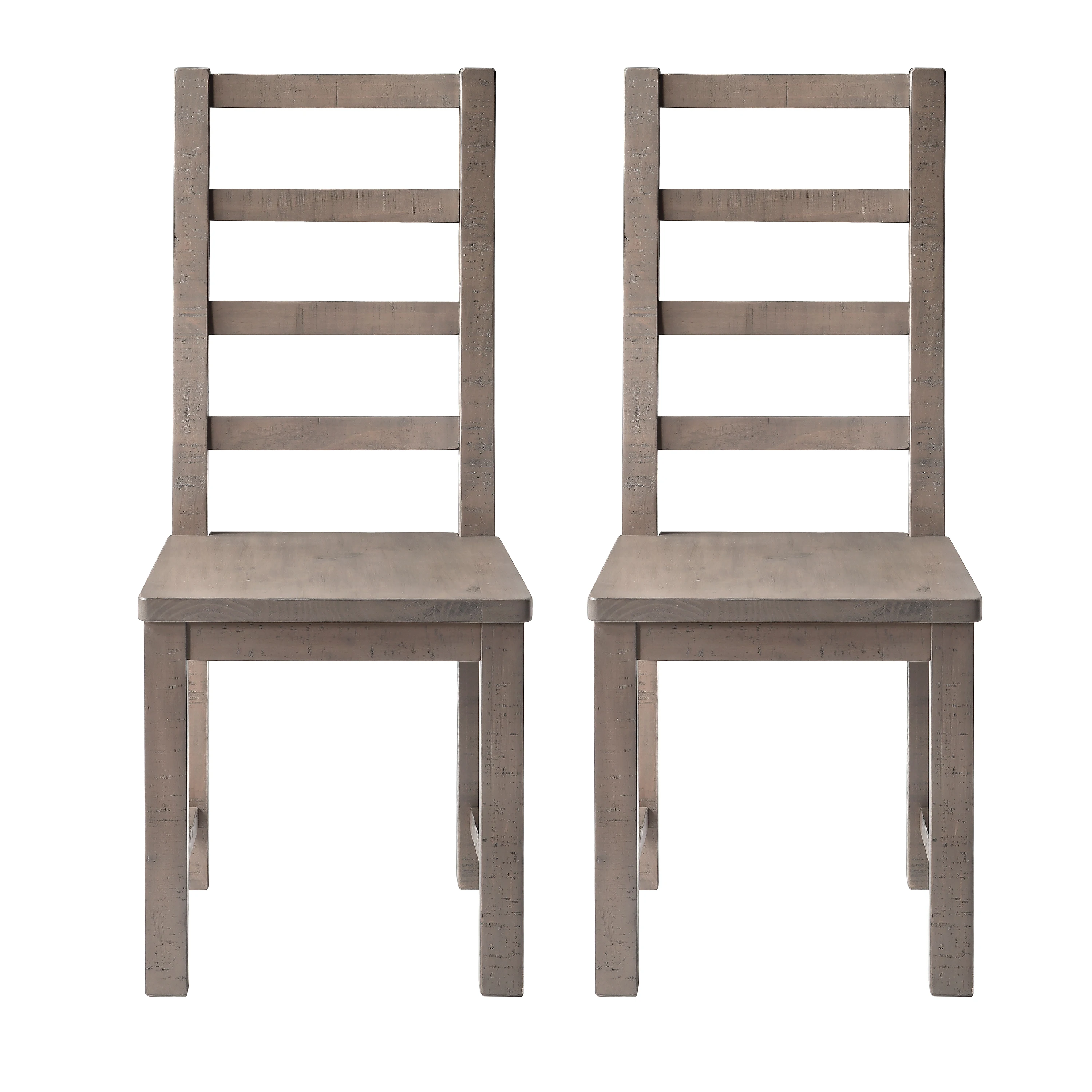 Sedia laterale Auckland (Set di 2) -marrone