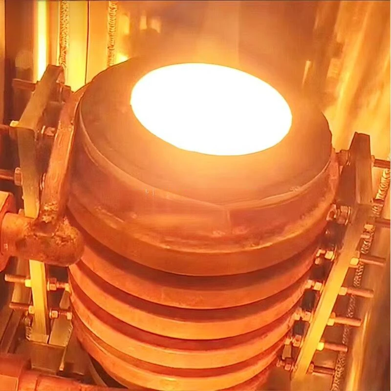 Portable Medium-Frequency Induction Furnace With Motor, Used For On-Site Metal Processing And Repair, High Capacity 1- 1000Kg