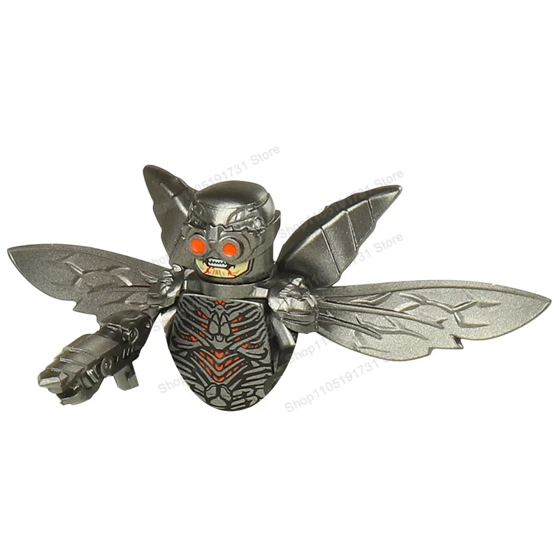 Série de dessins animés MOC, figurines miniatures Golden Wings, jouet de poupée assemblé, puzzle, assemblage, cadeau d'anniversaire pour garçon et fille