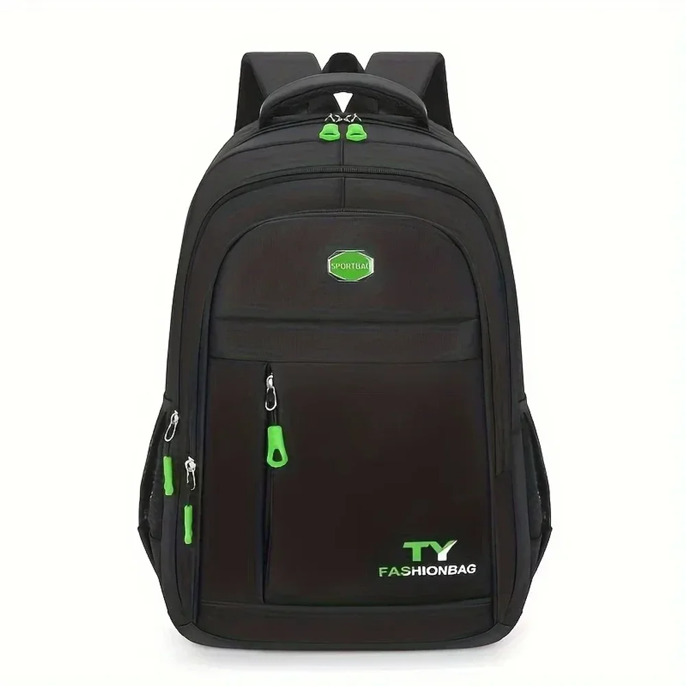 

1-местный мужской рюкзак, водонепроницаемый повседневный рюкзак большой емкости, регулируемый компьютерный рюкзак