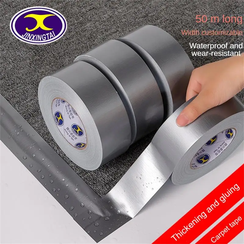 Super Sticky Cloth Duct Silver Gray Waterproof Repair Household Self-adhesive Strong Fixing Seal Home Decor