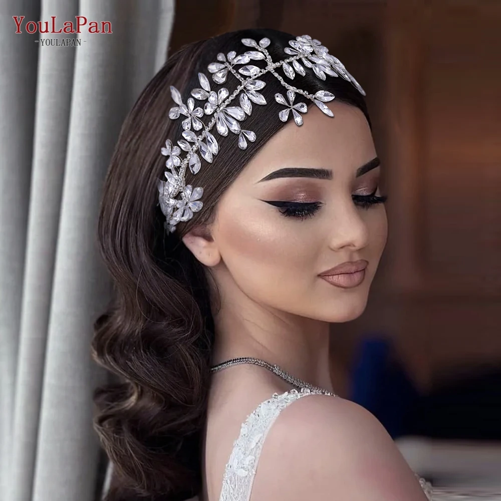 

YouLaPan HP239 Elegant Bridal Headband Wedding Headpiece Bride Headwear Rhinestone Hair Ornament Jewelry Women Hair Accessories