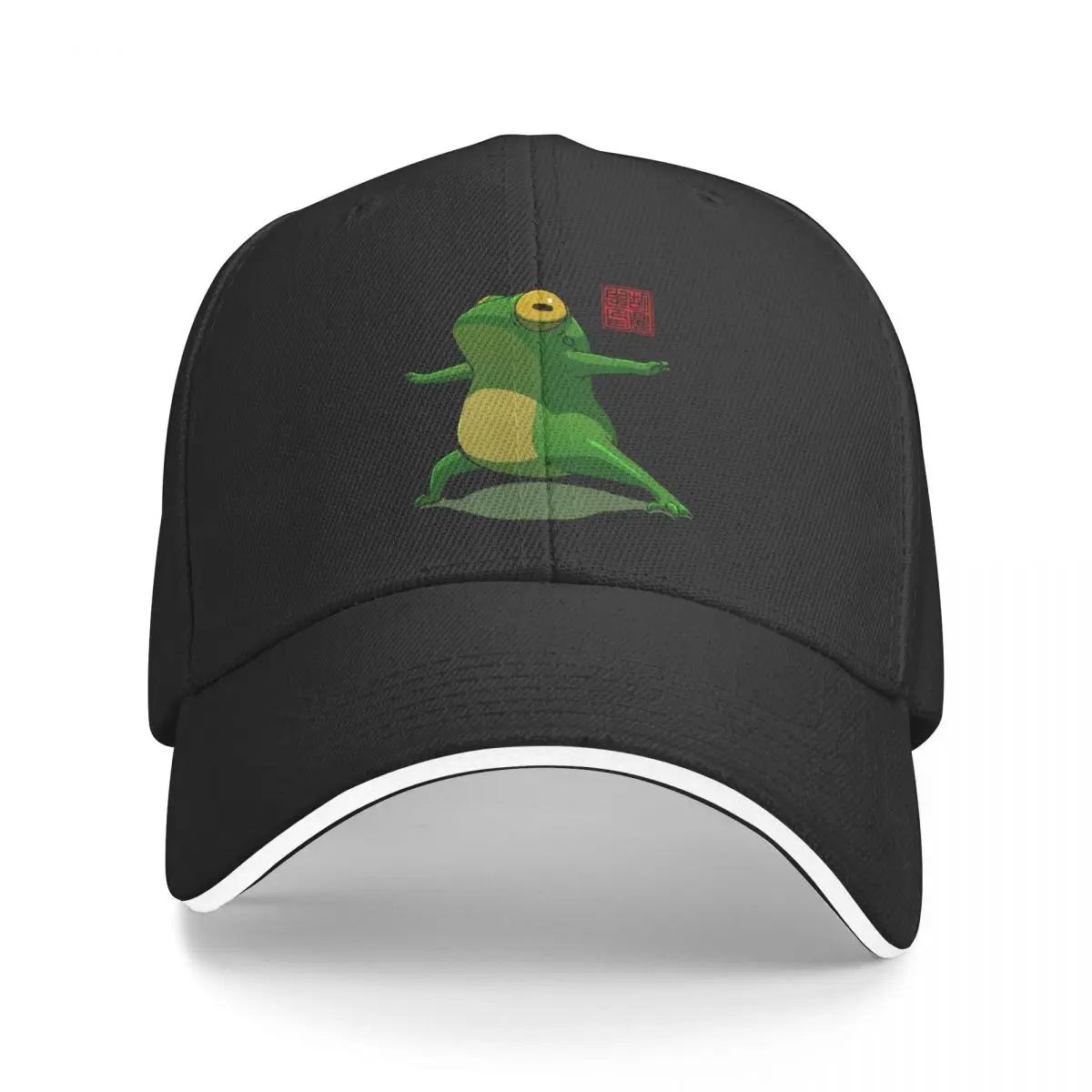 

Yoga Frog Warrior One Pose Racerback A Baseball Caps Hat