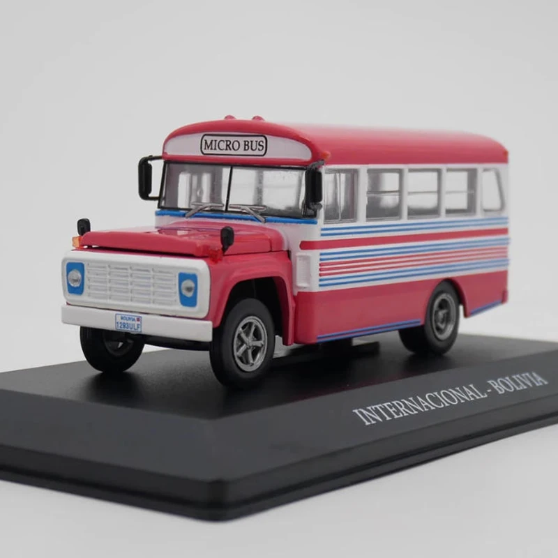 

IXO 1:72 Internacional Микробус Bolivian Bus Легкосплавная модель автомобиля Коллекция Дисплей Орнамент Игрушка в подарок