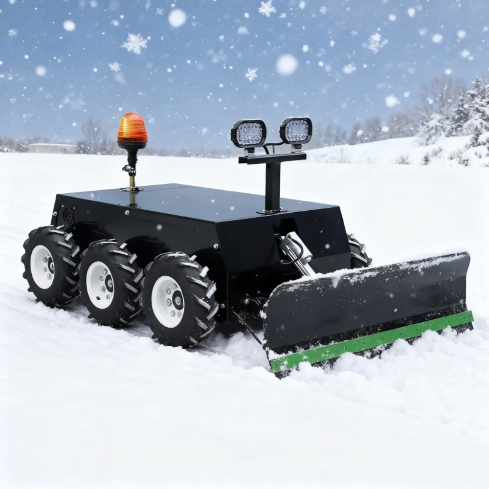 เครื่องเป่าหิมะไฟฟ้าควบคุมระยะไกล, เครื่องดันหิมะสำหรับใช้ในครัวเรือนประสิทธิภาพสูง เหมาะสำหรับสวน