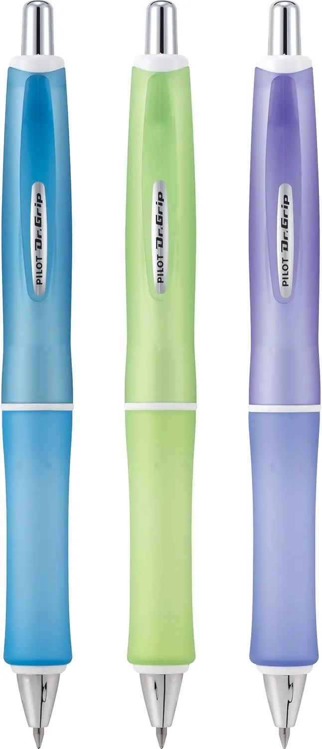 

Smooth Retractable Ballpoint Pen, Medium Point, Black Ink, 3-Pack for Office & School