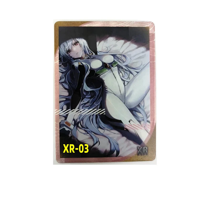 Goddess Story Xr Series Rem Ayanami Rei You Forger Anime Character Bronzing Collection Flash Card Cartoon Toys Christmas Gift