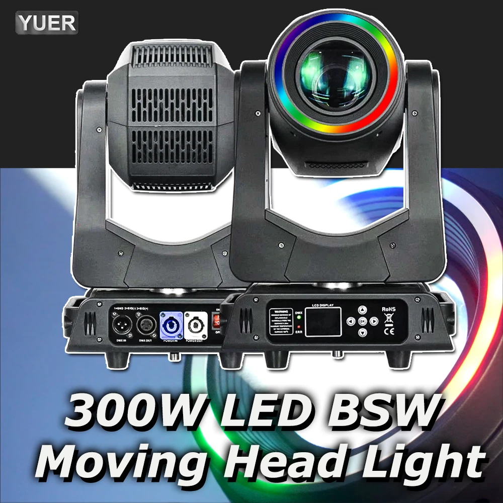

MINI Professional BSW 3in1 300W LED Moving Head Beam Spot Wash Stage Light Effect For DJ Disco Wedding Party Concert Zoom DMX512