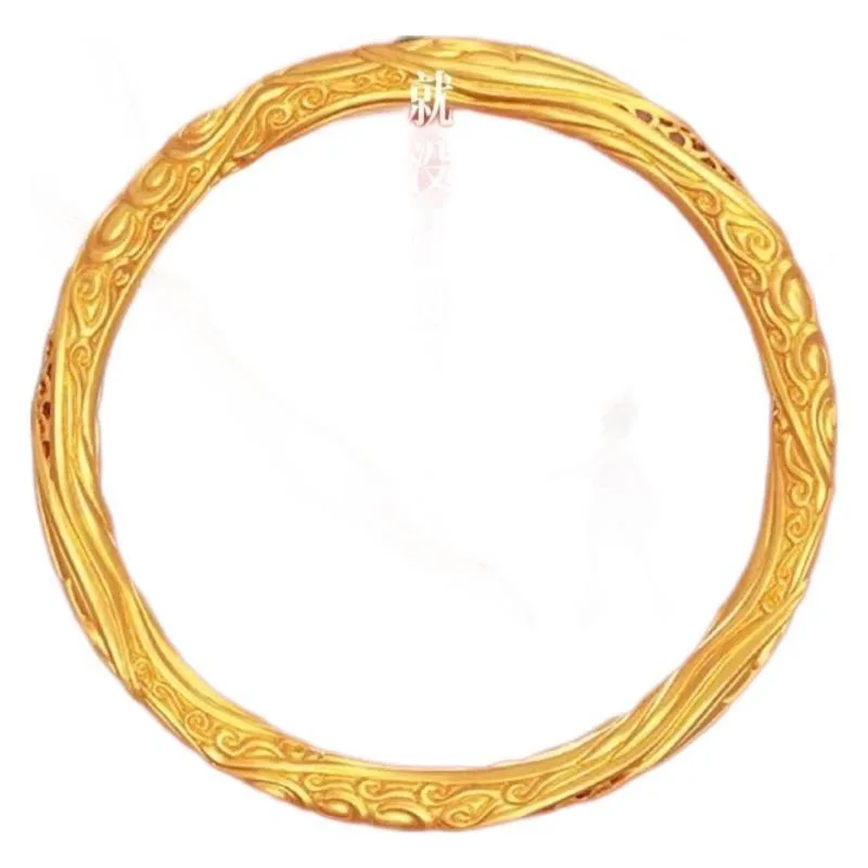 Nezha The Devil Child приходит в мире, настоящий золотой браслет Qiankun, браслет в национальном стиле, ретро-украшение для пары